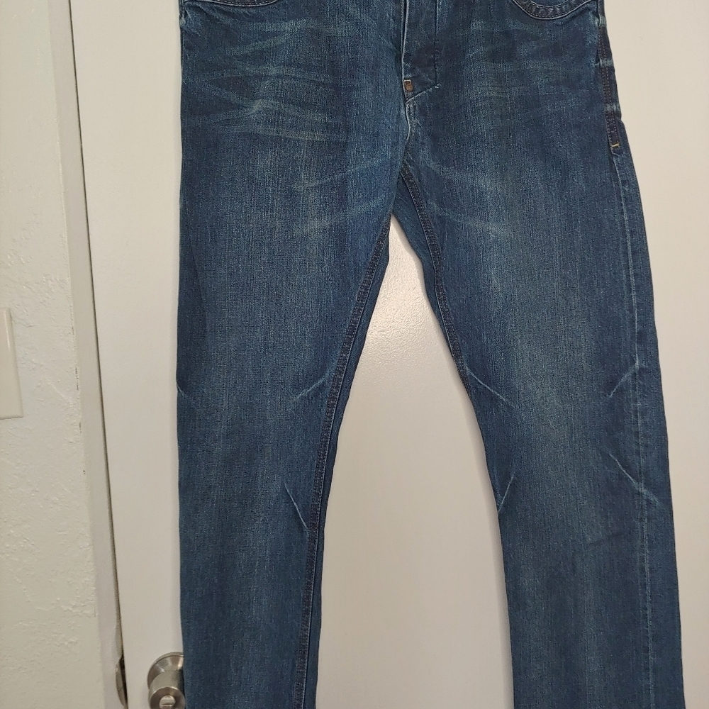 William Rast 100% Cotton Taper Blue Jeans 34 x 34 - Picture 4 of 12